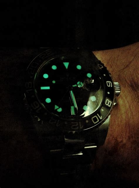 rolex datejust glow in the dark